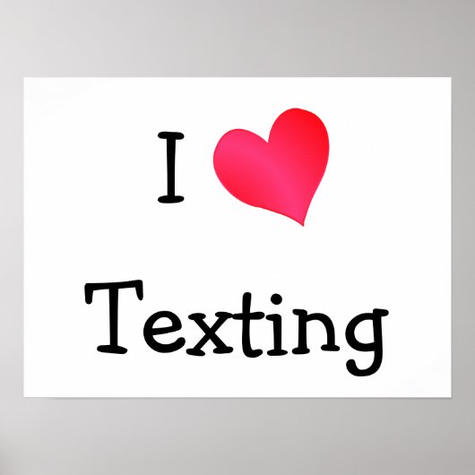 Poster J'adore les SMS (Devant)