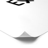 Poster J'adore l'exercice (Coin)