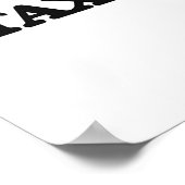 Poster J'adore l'exonération fiscale (Coin)