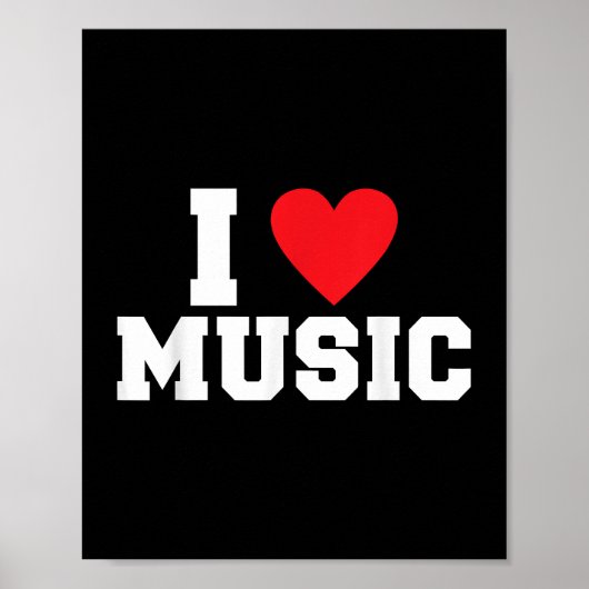 Poster J'adore Music Lover (Devant)