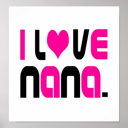 Poster J'adore Nana Rose (Devant)