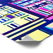 Poster J'adore Paris - Imaginaire Paris sous une Pleine l (Coin)