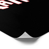 Poster J'adore patiner (Coin)