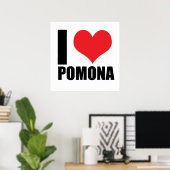 Poster J'adore Pomona (Bureau à domicile)