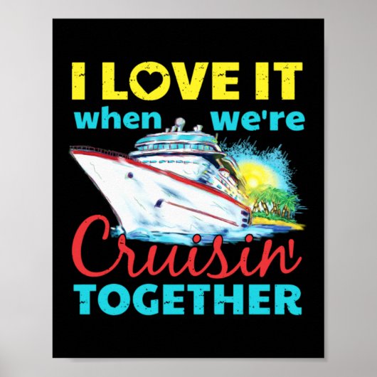 Poster J'adore Quand On Roule Ensemble (Devant)