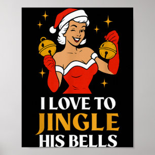 Poster J'adore Remplir Son Bas, J'adore Faire Tinter Le S
