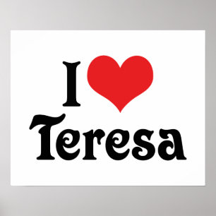 Poster J'adore Teresa