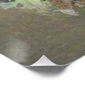 Poster Jagdterrier, Chasse Allemande Tapisserie Terrier (Coin)