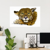 Poster Jaguar (Bureau à domicile)