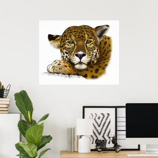 Poster Jaguar (Bureau à domicile)
