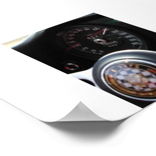 Poster Jaguar À Vitesse (Coin)