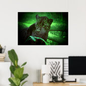 Poster Jaguar Black Panther (Bureau à domicile)