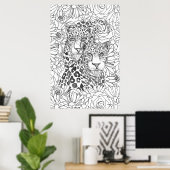 Poster Jaguar Caché (Bureau à domicile)