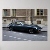 Poster Jaguar E-Type Hardtop (Devant)