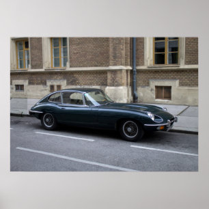 Poster Jaguar E-Type Hardtop