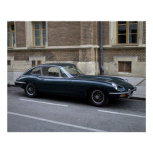 Poster Jaguar E-Type Hardtop