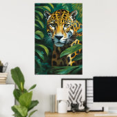Poster | Jaguar | Kunst (Thuiskantoor)