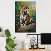 Poster | Jaguar | Kunst (Thuiskantoor)