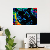 Poster Jaguar noir (Bureau à domicile)