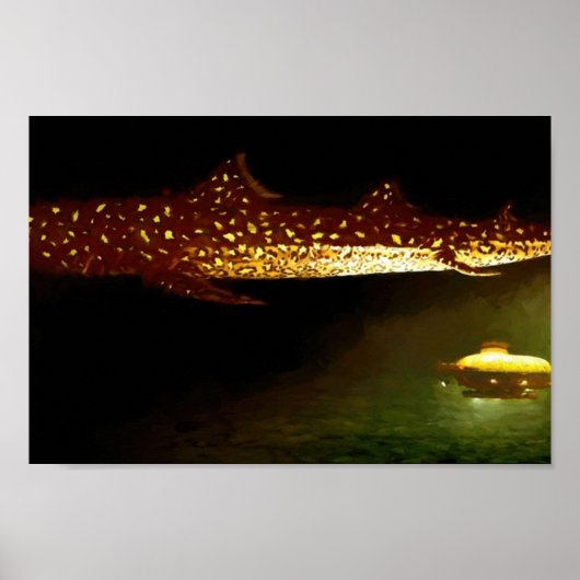 Poster Jaguar Peinture de requin pour The Life Aquatic av (Devant)