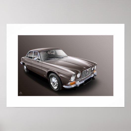 Poster Jaguar XJ-6 (Devant)