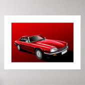 Poster Jaguar XJ-S (Devant)