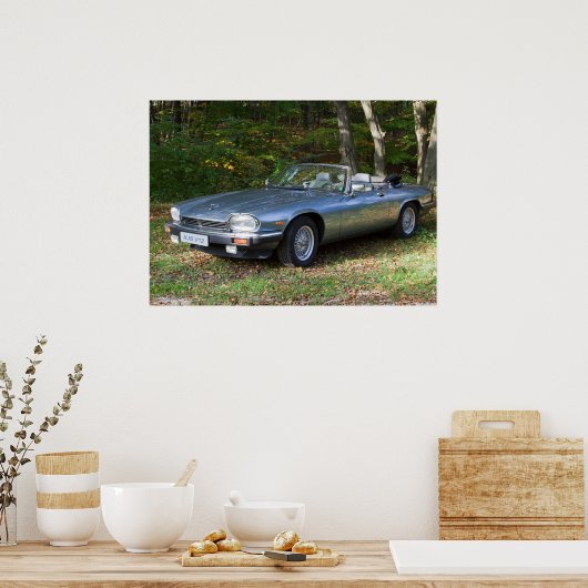 Poster Jaguar XJS V12 Cabriolet (Cuisine)