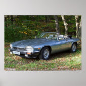 Poster Jaguar XJS V12 Cabriolet (Devant)
