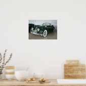 Poster Jaguar XK 120 (Cuisine)