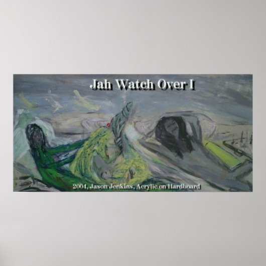 POSTER JAH VEILLE SUR I (Devant)