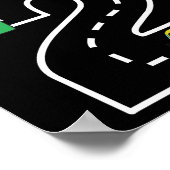 Poster J'ai 2 ans Anniversaire Garbage Truck (Coin)