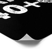 Poster J'ai 41 ans Fun Skeleton Middle Fun 41st B (Coin)