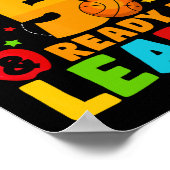 Poster J'ai 5 ans prêt à apprendre mon premier jour d'éco (Coin)