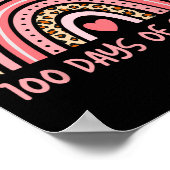 Poster J'Ai Aimé Mon Cl Pendant 100 Jours École Rainbow T (Coin)