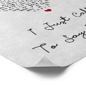 Poster J'Ai Appelé Pour Dire Que Je T'Aime Chanson De Coe (Coin)