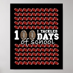 Poster J'Ai Attaqué 100 Jours De Football Scolaire