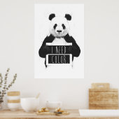 Poster J'ai besoin de couleur (Cuisine)