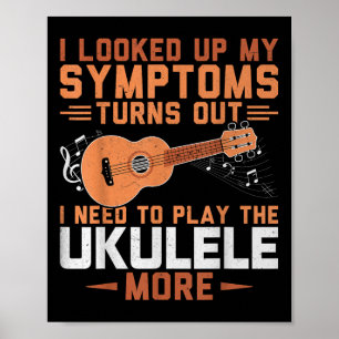 Poster J'Ai Besoin De Jouer Le Ukulele Plus - Uke Lover U