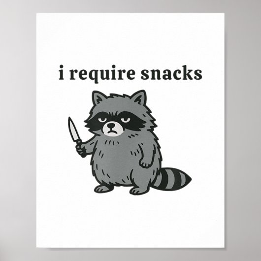 Poster J'Ai Besoin De Snacks _1 (Devant)