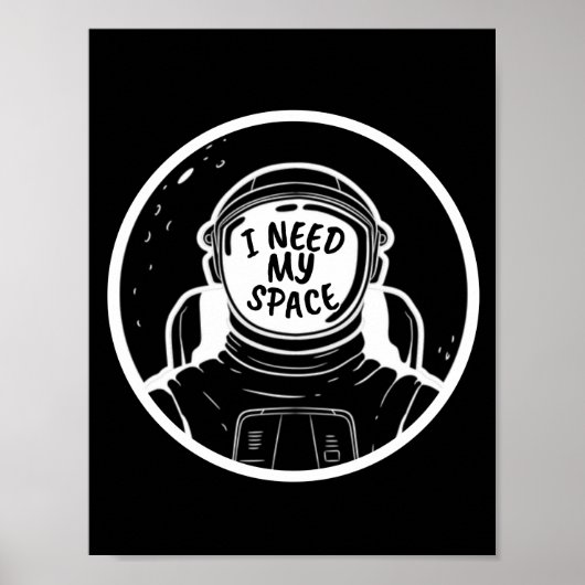 POSTER J'AI BESOIN D'ESPACE (Devant)