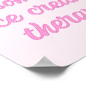 Poster J'ai besoin d'une thérapie à la crème glacée - Cit (Coin)