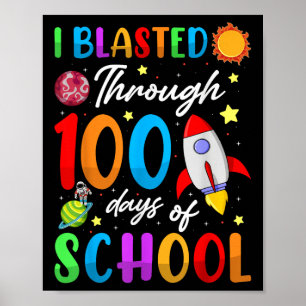 Poster J'Ai Blessé Pendant 100 Jours De Thé De 100E Jour