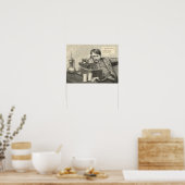 Poster J'Ai Certainement Besoin De Plus De Bande Passante (Cuisine)