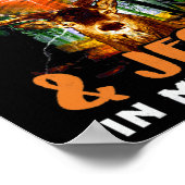 Poster J'Ai Chasse Dans Mes Veines Et Jésus Dans Mon Coeu (Coin)