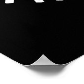 Poster J'ai chèvre Le Blues drôle Animal Pun Dark BG (Coin)