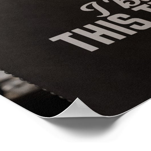 Poster J'Ai Construit Ce Trône : La Chaise Vide Parle (Coin)