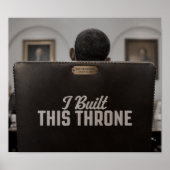 Poster J'Ai Construit Ce Trône : La Chaise Vide Parle (Devant)