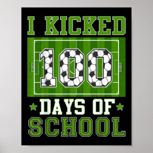 Poster J'Ai Couché 100 Jours De Football Scolaire 100E Jo