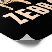 Poster J'Ai Défrayé Mon Zebra (Coin)