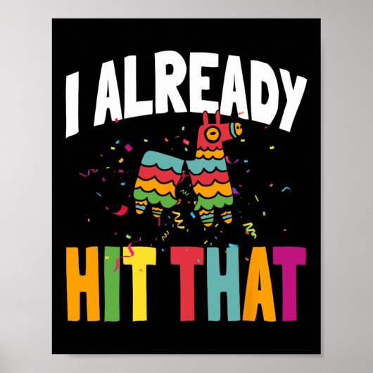 Poster J'ai déjà frappé ce Cinco De Mayo (Devant)